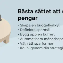 Spara pengar smart med dessa extrema spartips: budget, mål, buffert, automatik, rätt sparformer och strategi.