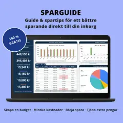 En sparguide med diagram och siffror som visar hur du kan leva på avkastning. Gratis guide med tips för bättre sparande.