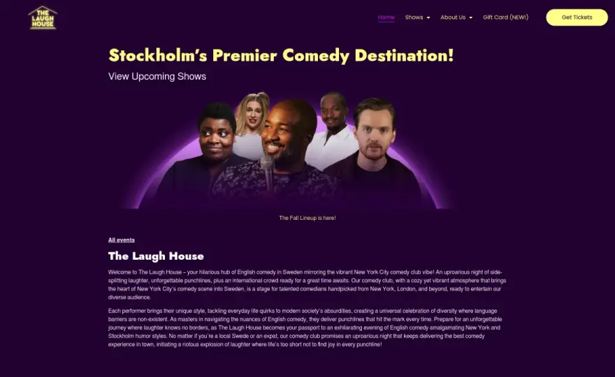 Svensk standup - Hitta rätt show för en perfekt kväll