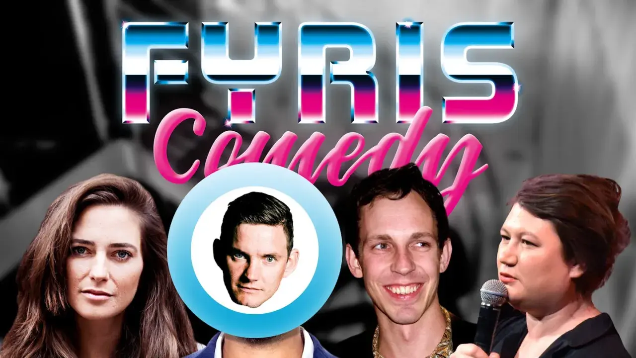 Fyris Comedy i Uppsala: fyra komiker redo att få dig att skratta.